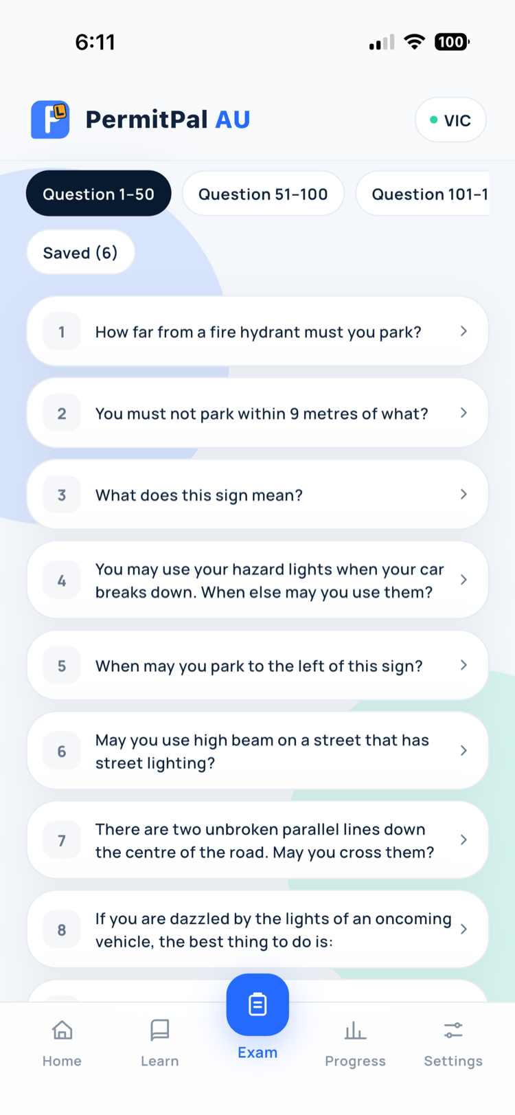 Practice question bank